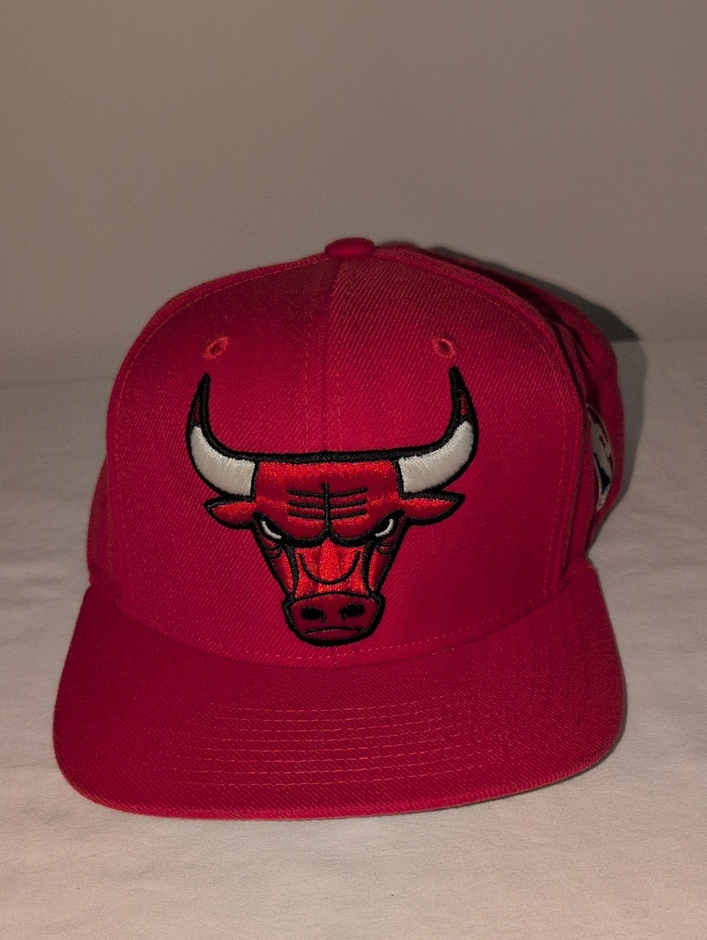 Chicago Bulls Red Fitted Cap(Mitchell & Ness)